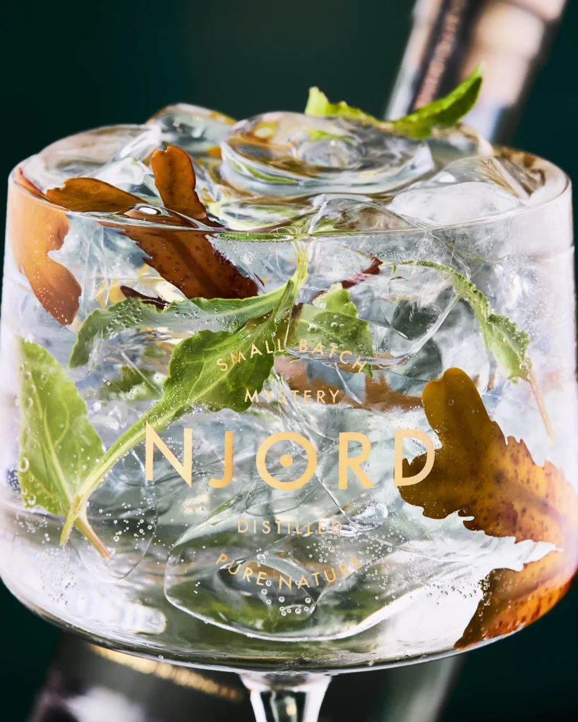 Njord sand and Sea gin drinks